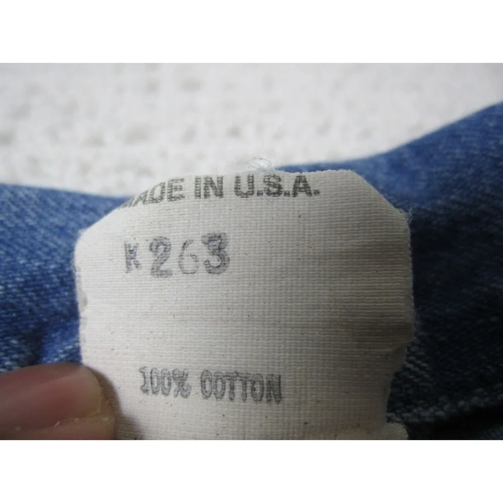 VTG Oshkosh B'Gosh Overalls Boys Sz 6 Blue Denim‎ Jean Mechanic Farmer Full Suit